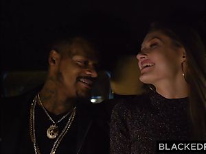BLACKEDRAW supah Model jiggles With excitement For big black cock