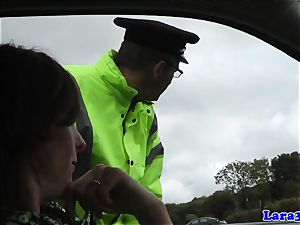 Caught wanking mature pokes patrol cop